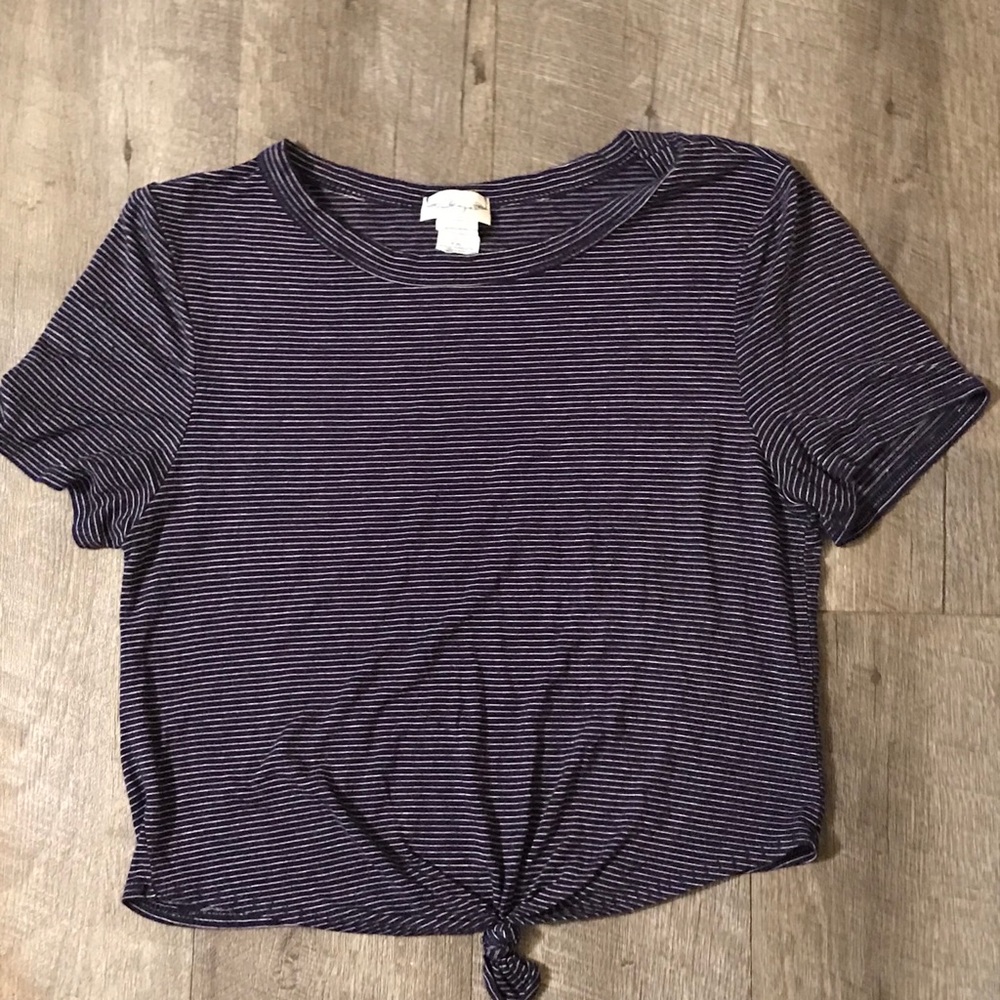 Gaze striped crop top